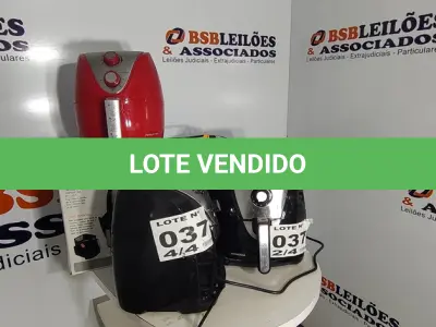 LOTE 037 - 04 - FRITADEIRAS SEM ÓLEO AIR FRYER 5LITROS, MONDIAL 110V (NO ESTADO, NÃO SABEMOS SE FUNCIONA. LEILÃO NÃO TEM GARANTIA E NEM DEVOLUÇÃO, SUJEITO A POSSÍVEIS AVARIAS VISÍVEIS/OCULTAS E/OU AUSÊNCIA DE COMPONENTES)