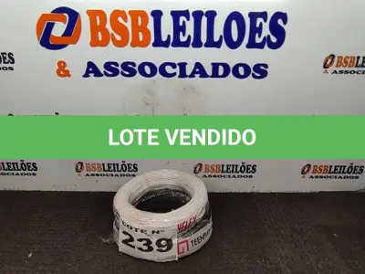 LOTE 239 - 02 - CABOS FLEXÍVEL 1X2,5MM 100MT 750V TEENFLEX (NO ESTADO, NÃO SABEMOS SE FUNCIONA. LEILÃO NÃO TEM GARANTIA E NEM DEVOLUÇÃO, SUJEITO A POSSÍVEIS AVARIAS VISÍVEIS/OCULTAS E/OU AUSÊNCIA DE COMPONENTES)