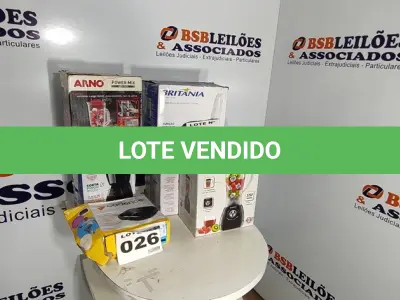 LOTE 026 - 06 – ELETRODOMÉSTICOS DIVERSOS (NO ESTADO, NÃO SABEMOS SE FUNCIONA. LEILÃO NÃO TEM GARANTIA E NEM DEVOLUÇÃO, SUJEITO A POSSÍVEIS AVARIAS VISÍVEIS/OCULTAS E/OU AUSÊNCIA DE COMPONENTES)