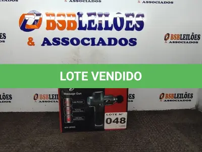 LOTE 048 - 01 - MASSAGEADOR MUSCULAR PROFISSIONAL DE 30 VELOCIDADES MASSAGE GUN MW-2650D - BIVOLT (NO ESTADO, NÃO SABEMOS SE FUNCIONA. LEILÃO NÃO TEM GARANTIA E NEM DEVOLUÇÃO, SUJEITO A POSSÍVEIS AVARIAS VISÍVEIS/OCULTAS E/OU AUSÊNCIA DE COMPONENTES)