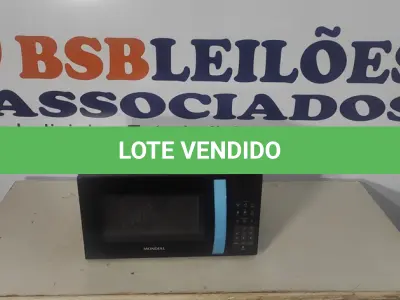 LOTE 055 - 01 - MICRO-ONDAS 21LITROS MONDIAL 110V (NO ESTADO, NÃO SABEMOS SE FUNCIONA. LEILÃO NÃO TEM GARANTIA E NEM DEVOLUÇÃO, SUJEITO A POSSÍVEIS AVARIAS VISÍVEIS/OCULTAS E/OU AUSÊNCIA DE COMPONENTES)