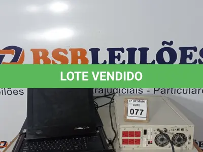 LOTE 077 - 01 CONTROLADOR DE ANTENAS BLACK BOX NETWORK SERVICES E 01 ESTABILIZADOR DE 2000VA 110V ARCA MS. (NO ESTADO) ATENÇÃO! FAZER A VISITAÇÃO ANTES DE ARREMATAR, NÃO SABEMOS SE FUNCIONA. LEILÃO NÃO TEM GARANTIA E NEM DEVOLUÇÃO, SUJEITO A POSSÍVEIS AVARIAS VISÍVEIS/OCULTAS E/OU AUSÊNCIA DE COMPONENTES.