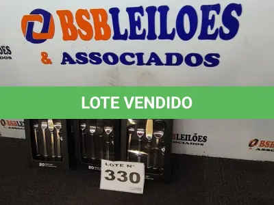 LOTE 330 - 03 - KITS JOGO TALHERES LINHA SANKIT 20 PEÇAS PRATA - PREMIUM (NO ESTADO, NÃO SABEMOS SE FUNCIONA. LEILÃO NÃO TEM GARANTIA E NEM DEVOLUÇÃO, SUJEITO A POSSÍVEIS AVARIAS VISÍVEIS/OCULTAS E/OU AUSÊNCIA DE COMPONENTES)