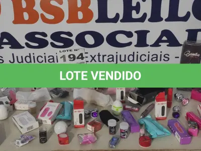 LOTE 194 - 50 - ITENS SEXY SHOP DIVERSOS (NO ESTADO, NÃO SABEMOS SE FUNCIONA. LEILÃO NÃO TEM GARANTIA E NEM DEVOLUÇÃO, SUJEITO A POSSÍVEIS AVARIAS VISÍVEIS/OCULTAS E/OU AUSÊNCIA DE COMPONENTES)