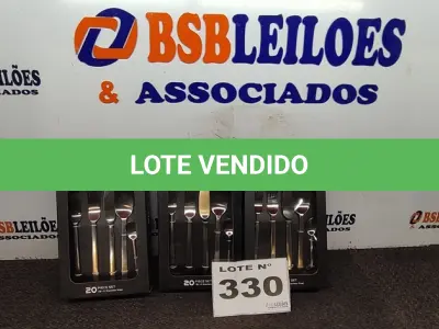 LOTE 330 - 03 - KITS JOGO TALHERES LINHA SANKIT 20 PEÇAS PRATA - PREMIUM (NO ESTADO, NÃO SABEMOS SE FUNCIONA. LEILÃO NÃO TEM GARANTIA E NEM DEVOLUÇÃO, SUJEITO A POSSÍVEIS AVARIAS VISÍVEIS/OCULTAS E/OU AUSÊNCIA DE COMPONENTES)