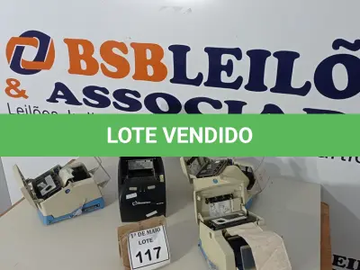 LOTE 117 - 04 IMPRESSORAS DE CUPOM MARCAS E MODELOS DIVERSOS. (NO ESTADO) ATENÇÃO! FAZER A VISITAÇÃO ANTES DE ARREMATAR, NÃO SABEMOS SE FUNCIONA. LEILÃO NÃO TEM GARANTIA E NEM DEVOLUÇÃO, SUJEITO A POSSÍVEIS AVARIAS VISÍVEIS/OCULTAS E/OU AUSÊNCIA DE COMPONENTES.