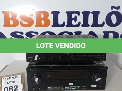 LOTE 082 - 02 RECEIVER MARCA PIONEER 110V E 01 JVC 220V. (NO ESTADO) ATENÇÃO! FAZER A VISITAÇÃO ANTES DE ARREMATAR, NÃO SABEMOS SE FUNCIONA. LEILÃO NÃO TEM GARANTIA E NEM DEVOLUÇÃO, SUJEITO A POSSÍVEIS AVARIAS VISÍVEIS/OCULTAS E/OU AUSÊNCIA DE COMPONENTES.