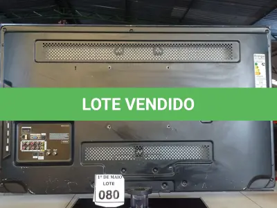 LOTE 080 - 01 TV 40’’ MARCA SAMSUNG COM AVARIAS. (NO ESTADO) ATENÇÃO! FAZER A VISITAÇÃO ANTES DE ARREMATAR, NÃO SABEMOS SE FUNCIONA. LEILÃO NÃO TEM GARANTIA E NEM DEVOLUÇÃO, SUJEITO A POSSÍVEIS AVARIAS VISÍVEIS/OCULTAS E/OU AUSÊNCIA DE COMPONENTES.