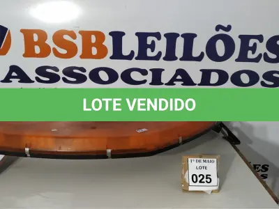 LOTE 025 - 01 SIRENE VEICULAR. (NO ESTADO) ATENÇÃO! FAZER A VISITAÇÃO ANTES DE ARREMATAR, NÃO SABEMOS SE FUNCIONA. LEILÃO NÃO TEM GARANTIA E NEM DEVOLUÇÃO, SUJEITO A POSSÍVEIS AVARIAS VISÍVEIS/OCULTAS E/OU AUSÊNCIA DE COMPONENTES.