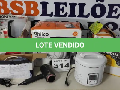 LOTE 314 - 07 – ELETRODOMÉSTICOS DIVERSOS (NO ESTADO, NÃO SABEMOS SE FUNCIONA. LEILÃO NÃO TEM GARANTIA E NEM DEVOLUÇÃO, SUJEITO A POSSÍVEIS AVARIAS VISÍVEIS/OCULTAS E/OU AUSÊNCIA DE COMPONENTES)