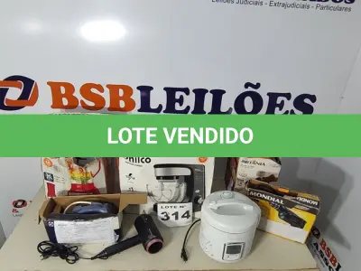 LOTE 314 - 07 – ELETRODOMÉSTICOS DIVERSOS (NO ESTADO, NÃO SABEMOS SE FUNCIONA. LEILÃO NÃO TEM GARANTIA E NEM DEVOLUÇÃO, SUJEITO A POSSÍVEIS AVARIAS VISÍVEIS/OCULTAS E/OU AUSÊNCIA DE COMPONENTES)
