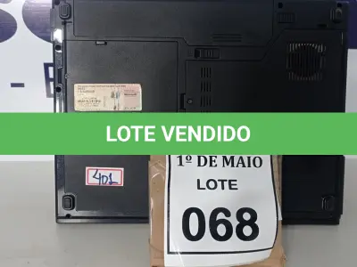 LOTE 068 - 01 NOTEBOOK MARCA DELL SEM FONTE. (NO ESTADO) ATENÇÃO! FAZER A VISITAÇÃO ANTES DE ARREMATAR, NÃO SABEMOS SE FUNCIONA. LEILÃO NÃO TEM GARANTIA E NEM DEVOLUÇÃO, SUJEITO A POSSÍVEIS AVARIAS VISÍVEIS/OCULTAS E/OU AUSÊNCIA DE COMPONENTES.