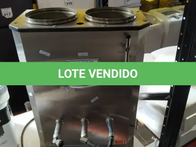 LOTE 329 - 01 CAFETEIRA ELÉTRICA SEMI INDUSTRIAL EM INOX. (NO ESTADO) ATENÇÃO! FAZER A VISITAÇÃO ANTES DE ARREMATAR, NÃO SABEMOS SE FUNCIONA. LEILÃO NÃO TEM GARANTIA E NEM DEVOLUÇÃO, SUJEITO A POSSÍVEIS AVARIAS VISÍVEIS/OCULTAS E/OU AUSÊNCIA DE COMPONENTES.
