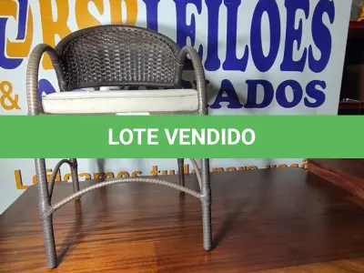 LOTE 046 - 01 CADEIRA JARDIM.  (NO ESTADO EM QUE SE ENCONTRA. SUJEITO A AVARIAS OCULTAS/VISÍVEIS.)  AV9974N