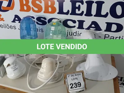 LOTE 239 - 04 CHUVEIROS ELÉTRICOS, 02 UMIDIFICADORES DE AR E 02 INVERSORES. (NO ESTADO) ATENÇÃO! FAZER A VISITAÇÃO ANTES DE ARREMATAR, NÃO SABEMOS SE FUNCIONA. LEILÃO NÃO TEM GARANTIA E NEM DEVOLUÇÃO, SUJEITO A POSSÍVEIS AVARIAS VISÍVEIS/OCULTAS E/OU AUSÊNCIA DE COMPONENTES.