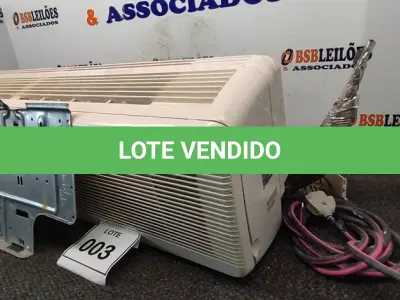 LOTE 003 - 01 EVAPORADORA TRANE. (NO ESTADO EM QUE SE ENCONTRA. SUJEITO A AVARIAS OCULTAS/VISÍVEIS.) AV9702W