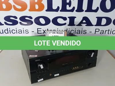 LOTE 249 - 01 RECEIVER AVR-2805 MARCA DENON 110V.  (NO ESTADO) ATENÇÃO! FAZER A VISITAÇÃO ANTES DE ARREMATAR, NÃO SABEMOS SE FUNCIONA. LEILÃO NÃO TEM GARANTIA E NEM DEVOLUÇÃO, SUJEITO A POSSÍVEIS AVARIAS VISÍVEIS/OCULTAS E/OU AUSÊNCIA DE COMPONENTES.
