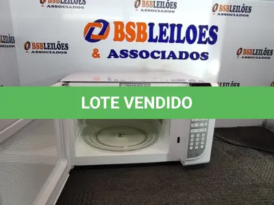 LOTE 039 - 01 MICRO-ONDAS ELECTROLUX 127V. (NO ESTADO EM QUE SE ENCONTRA. SUJEITO A AVARIAS OCULTAS/VISÍVEIS.) BH1519P