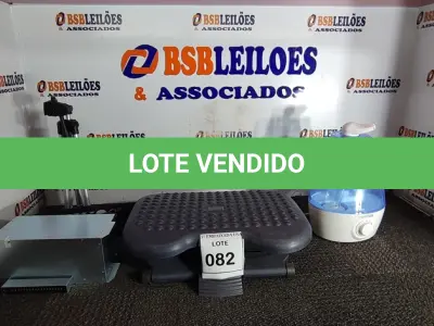 LOTE 082 - 01 APOIO PARA PÉS FONTE, TRIPÉ E 01 UMIDIFICADOR. (NO ESTADO EM QUE SE ENCONTRA. SUJEITO A AVARIAS OCULTAS/VISÍVEIS.)