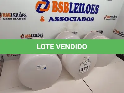 LOTE 376 - 06 DISPENSES DE PAPEL. (NO ESTADO) ATENÇÃO! FAZER A VISITAÇÃO ANTES DE ARREMATAR, NÃO SABEMOS SE FUNCIONA. LEILÃO NÃO TEM GARANTIA E NEM DEVOLUÇÃO, SUJEITO A POSSÍVEIS AVARIAS VISÍVEIS/OCULTAS E/OU AUSÊNCIA DE COMPONENTES.