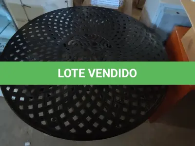 LOTE 061 - 01 MESA DE JARDIM. (NO ESTADO EM QUE SE ENCONTRA. SUJEITO A AVARIAS OCULTAS/VISÍVEIS.) BH1670H