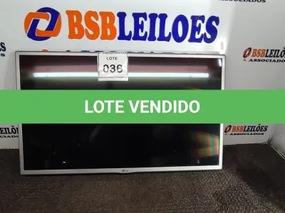 LOTE 036 - 01 TELEVISÃO LG 32LH515B SEM CONTROLE. (NO ESTADO EM QUE SE ENCONTRA. SUJEITO A AVARIAS OCULTAS/VISÍVEIS.) AV9669X