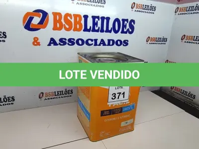 LOTE 371 - 01 LATA DE TINTA PARA INTERIOR/EXTERIOR BASE C LIMPA FÁCIL IQUINE 16/ 18L. (NOVO) (NO ESTADO) ATENÇÃO! FAZER A VISITAÇÃO ANTES DE ARREMATAR, NÃO SABEMOS SE FUNCIONA. LEILÃO NÃO TEM GARANTIA E NEM DEVOLUÇÃO, SUJEITO A POSSÍVEIS AVARIAS VISÍVEIS/OCULTAS E/OU AUSÊNCIA DE COMPONENTES.