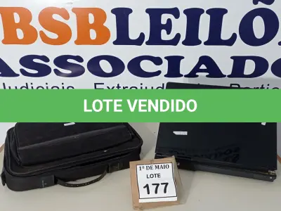 LOTE 177 - 01 NOTEBOOK SEM FONTE MARCA ITAUTEC COM CASE.  (NO ESTADO) ATENÇÃO! FAZER A VISITAÇÃO ANTES DE ARREMATAR, NÃO SABEMOS SE FUNCIONA. LEILÃO NÃO TEM GARANTIA E NEM DEVOLUÇÃO, SUJEITO A POSSÍVEIS AVARIAS VISÍVEIS/OCULTAS E/OU AUSÊNCIA DE COMPONENTES.