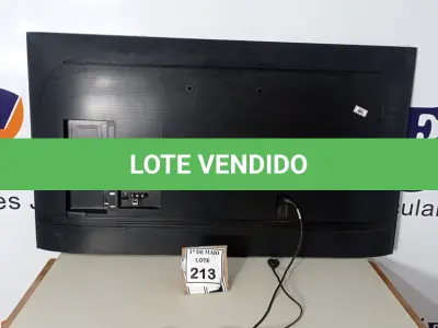 LOTE 213 - 01 TV 50’’ MARCA SAMSUNG COM AVARIAS. (NO ESTADO) ATENÇÃO! FAZER A VISITAÇÃO ANTES DE ARREMATAR, NÃO SABEMOS SE FUNCIONA. LEILÃO NÃO TEM GARANTIA E NEM DEVOLUÇÃO, SUJEITO A POSSÍVEIS AVARIAS VISÍVEIS/OCULTAS E/OU AUSÊNCIA DE COMPONENTES.