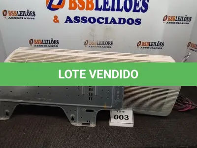 LOTE 003 - 01 EVAPORADORA TRANE. (NO ESTADO EM QUE SE ENCONTRA. SUJEITO A AVARIAS OCULTAS/VISÍVEIS.) AV9702W