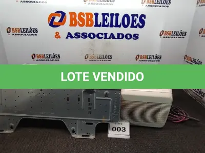 LOTE 003 - 01 EVAPORADORA TRANE. (NO ESTADO EM QUE SE ENCONTRA. SUJEITO A AVARIAS OCULTAS/VISÍVEIS.) AV9702W