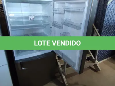 LOTE 078 - 01 GELADEIRA BRASTEMP 220V. (NO ESTADO EM QUE SE ENCONTRA. SUJEITO A AVARIAS OCULTAS/VISÍVEIS.) BH1556D