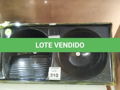 LOTE 310 - 01 TANQUE DE LAVAR ROUPAS C/02 CUBAS. (NOVO). (NO ESTADO) ATENÇÃO! FAZER A VISITAÇÃO ANTES DE ARREMATAR, NÃO SABEMOS SE FUNCIONA. LEILÃO NÃO TEM GARANTIA E NEM DEVOLUÇÃO, SUJEITO A POSSÍVEIS AVARIAS VISÍVEIS/OCULTAS E/OU AUSÊNCIA DE COMPONENTES.