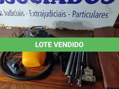 LOTE 027 - 01 ASPIRADOR. (NO ESTADO EM QUE SE ENCONTRA. SUJEITO A AVARIAS OCULTAS/VISÍVEIS.) AV9792E