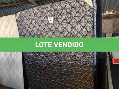 LOTE 076 - 01 COLCHÃO BOX CASAL. (NO ESTADO EM QUE SE ENCONTRA. SUJEITO A AVARIAS OCULTAS/VISÍVEIS.) AU1901F