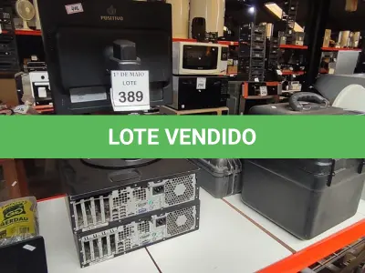 LOTE 389 - 02 CPUS MARCA HP PARA RETIRADA DE PEÇAS E 01 MONITOR MARCA POSITIVO. (NO ESTADO) ATENÇÃO! FAZER A VISITAÇÃO ANTES DE ARREMATAR, NÃO SABEMOS SE FUNCIONA. LEILÃO NÃO TEM GARANTIA E NEM DEVOLUÇÃO, SUJEITO A POSSÍVEIS AVARIAS VISÍVEIS/OCULTAS E/OU AUSÊNCIA DE COMPONENTES.
