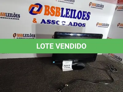 LOTE 002 - 01 TELEVISÃO MARCA SANSUI 110V . (NO ESTADO EM QUE SE ENCONTRA. SUJEITO A AVARIAS OCULTAS/VISÍVEIS.) AV9685R