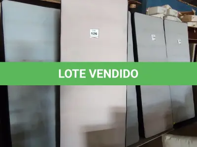 LOTE 126 - 01 BASE DE CAMA BOX SOLTEIRO. (NO ESTADO EM QUE SE ENCONTRA. SUJEITO A AVARIAS OCULTAS/VISÍVEIS.) 