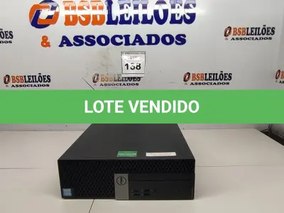 LOTE 138 - 01 CPU DELL CORE I5 COM 16GB DE RAM.  (NO ESTADO EM QUE SE ENCONTRA. SUJEITO A AVARIAS OCULTAS/VISÍVEIS.) SN 1CCSXK2