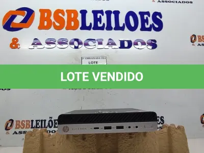 LOTE 292 - 01 CPU HP ELITE DESCK SEM FONTE.  (NO ESTADO EM QUE SE ENCONTRA. SUJEITO A AVARIAS OCULTAS/VISÍVEIS.) BD1071V