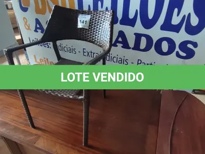 LOTE 141 - 01 CADEIRA DE JARDIM. (NO ESTADO EM QUE SE ENCONTRA. SUJEITO A AVARIAS OCULTAS/VISÍVEIS.) BH1551R