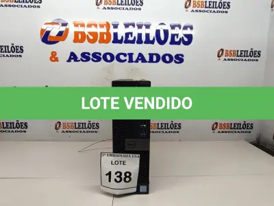 LOTE 138 - 01 CPU DELL CORE I5 COM 16GB DE RAM.  (NO ESTADO EM QUE SE ENCONTRA. SUJEITO A AVARIAS OCULTAS/VISÍVEIS.) SN 1CCSXK2