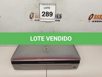 LOTE 289 - 01 HP PRINTER. (NO ESTADO EM QUE SE ENCONTRA. SUJEITO A AVARIAS OCULTAS/VISÍVEIS.)  MY344B1043
