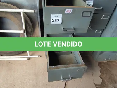 LOTE 257 - 01 COFRE. (NO ESTADO EM QUE SE ENCONTRA. SUJEITO A AVARIAS OCULTAS/VISÍVEIS.) BH1465V