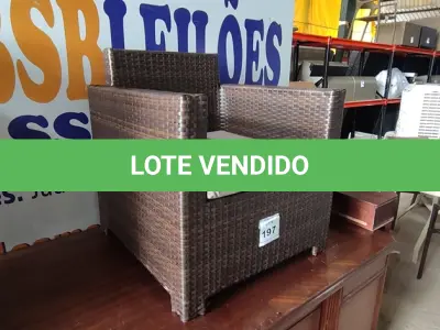 LOTE 197 - 01 CADEIRA DE JARDIM. (NO ESTADO EM QUE SE ENCONTRA. SUJEITO A AVARIAS OCULTAS/VISÍVEIS.) BH1552D