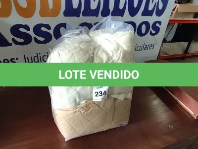 LOTE 234 - 01 LOTE COM COLCHAS DE CAMA DIVERSAS. (NO ESTADO EM QUE SE ENCONTRA. SUJEITO A AVARIAS OCULTAS/VISÍVEIS.)