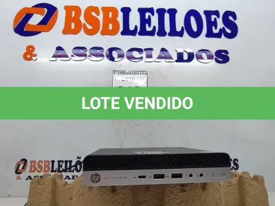 LOTE 316 - 01 CPU HP ELITE DESCK SEM FONTE. (NO ESTADO EM QUE SE ENCONTRA. SUJEITO A AVARIAS OCULTAS/VISÍVEIS.) BD0552D