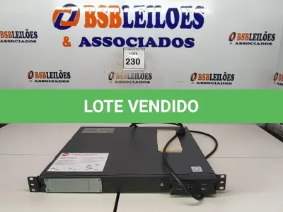 LOTE 230 - 01 BANCO DE BATERIAS. APC (NO ESTADO EM QUE SE ENCONTRA. SUJEITO A AVARIAS OCULTAS/VISÍVEIS.)
