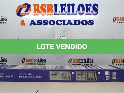 LOTE 105 - 01 SAPATEIRA ARARA 16 PARES DE SAPATOS COM PORTA OBJETOS 8 GANCHOS PRATELEIRA 4 ANDARES TAMANHO 1.72ACM 0.80LCM 0.29.5ECM  (NOVO) (NO ESTADO) ATENÇÃO! FAZER A VISITAÇÃO ANTES DE ARREMATAR, NÃO SABEMOS SE FUNCIONA. LEILÃO NÃO TEM GARANTIA E NEM DEVOLUÇÃO, SUJEITO A POSSÍVEIS AVARIAS VISÍVEIS/OCULTAS E/OU AUSÊNCIA DE COMPONENTES.
