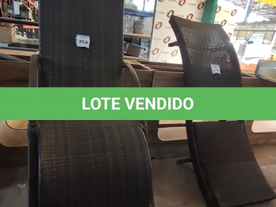 LOTE 253 - 01 CADEIRA DE JARDIM (ESPREGUIÇADEIRA). (NO ESTADO EM QUE SE ENCONTRA. SUJEITO A AVARIAS OCULTAS/VISÍVEIS.) AV9505D